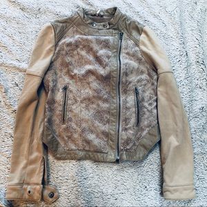 Free People leather jacket